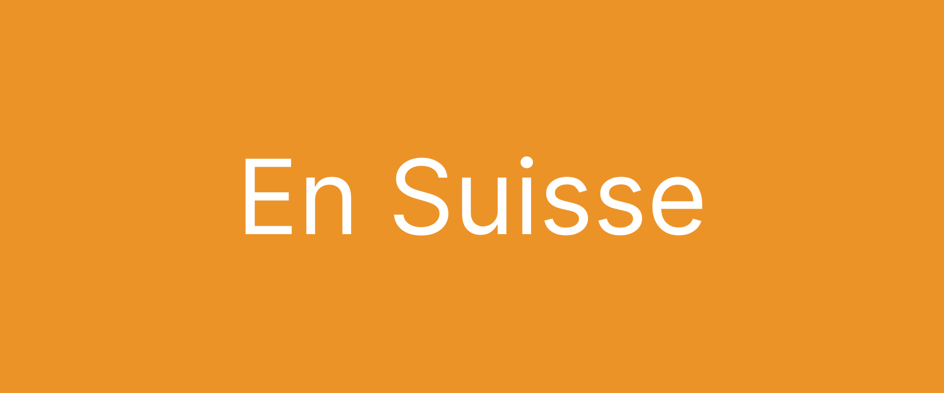 En Suisse hauteur 800