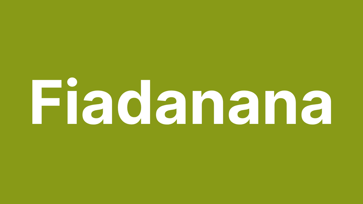Fiadanana